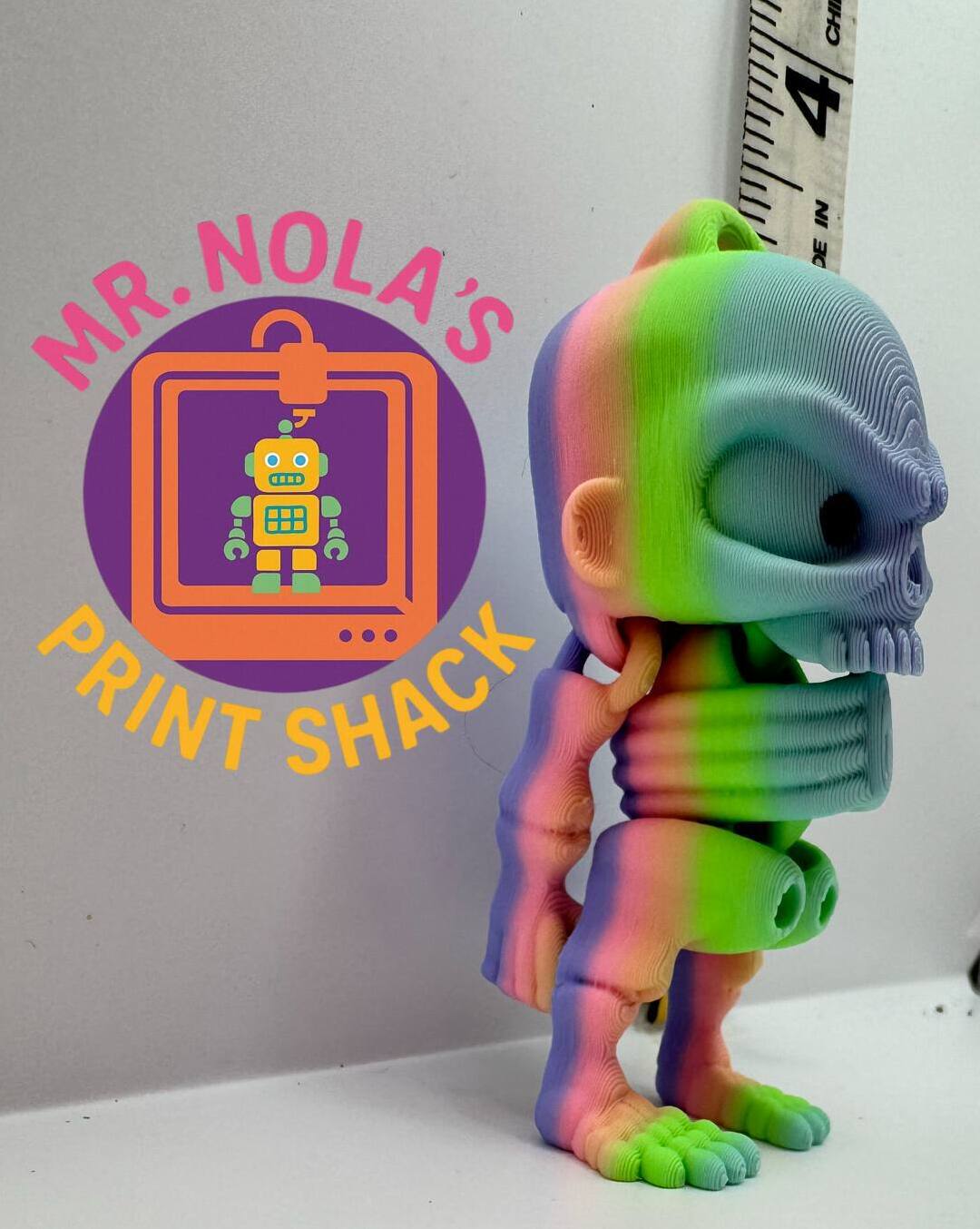 Print Shack 3D Printed Grumpy Old Bone