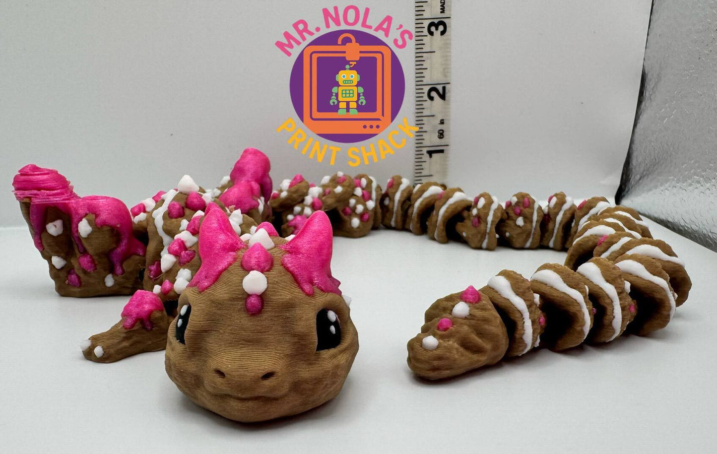 Print Shack 3D Printed Cookie Dragon