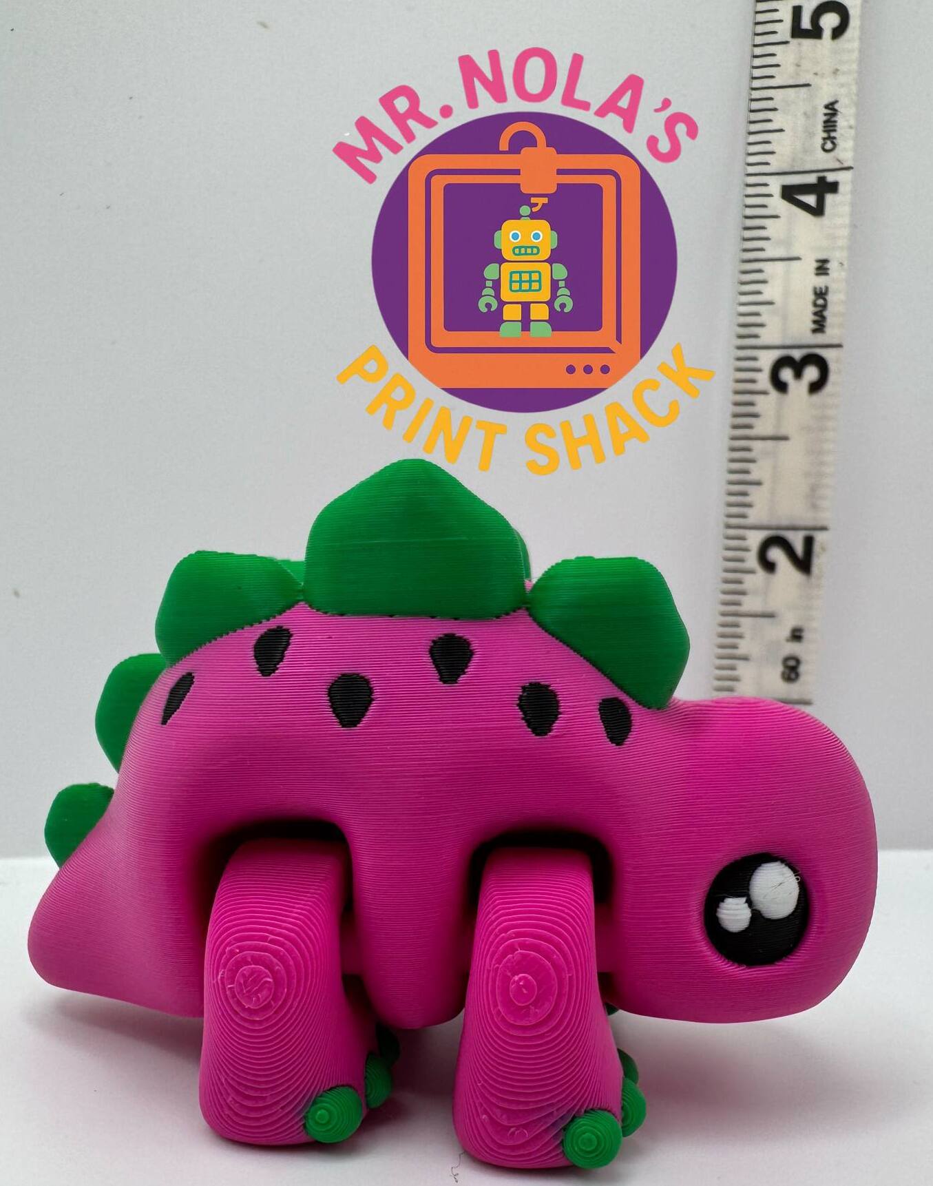 Print Shack 3D Printed Walter Melon Stego Dino