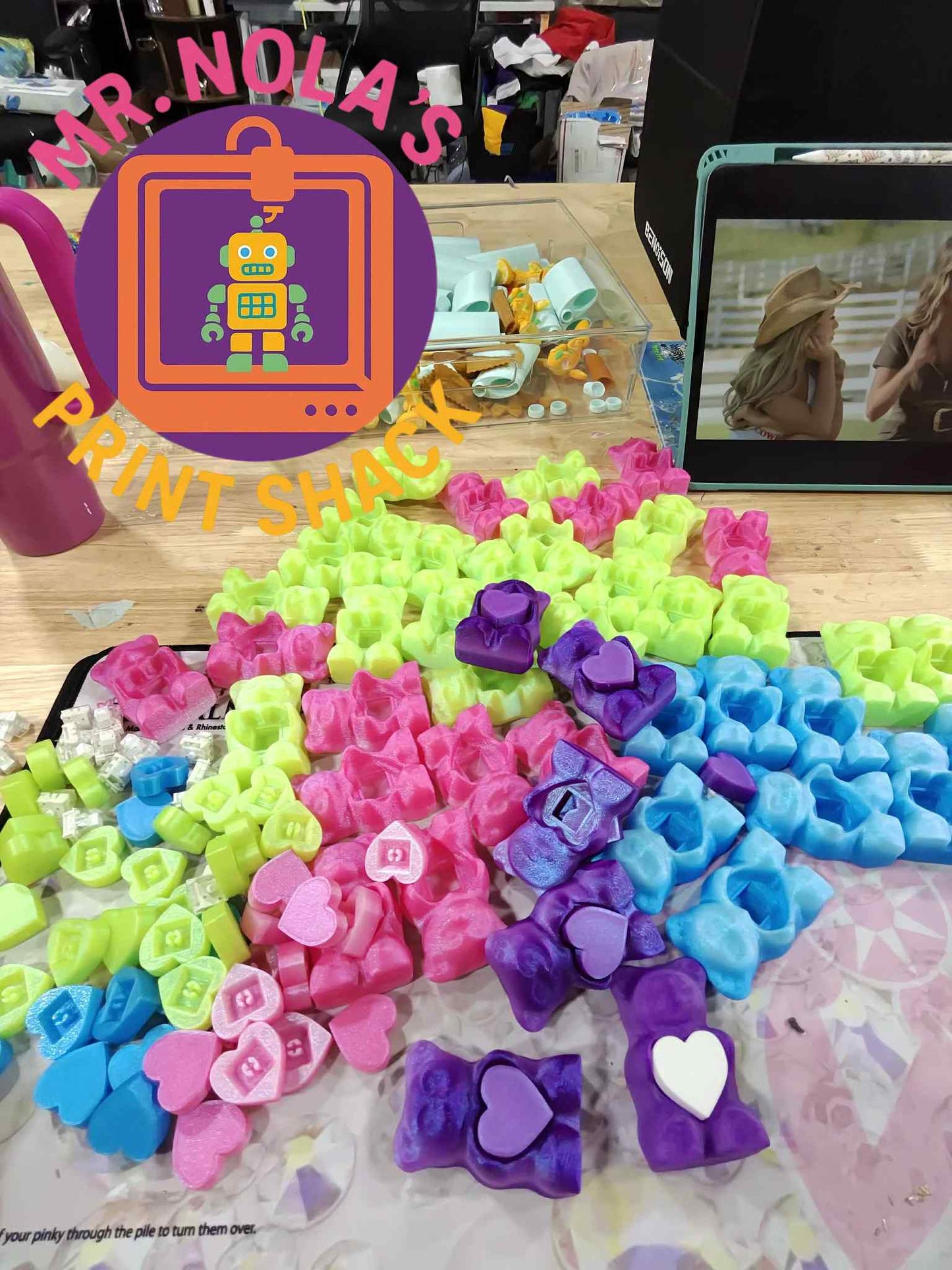 Print Shack 3D Printed Bad News Bears: Gummy Mayhem Edition