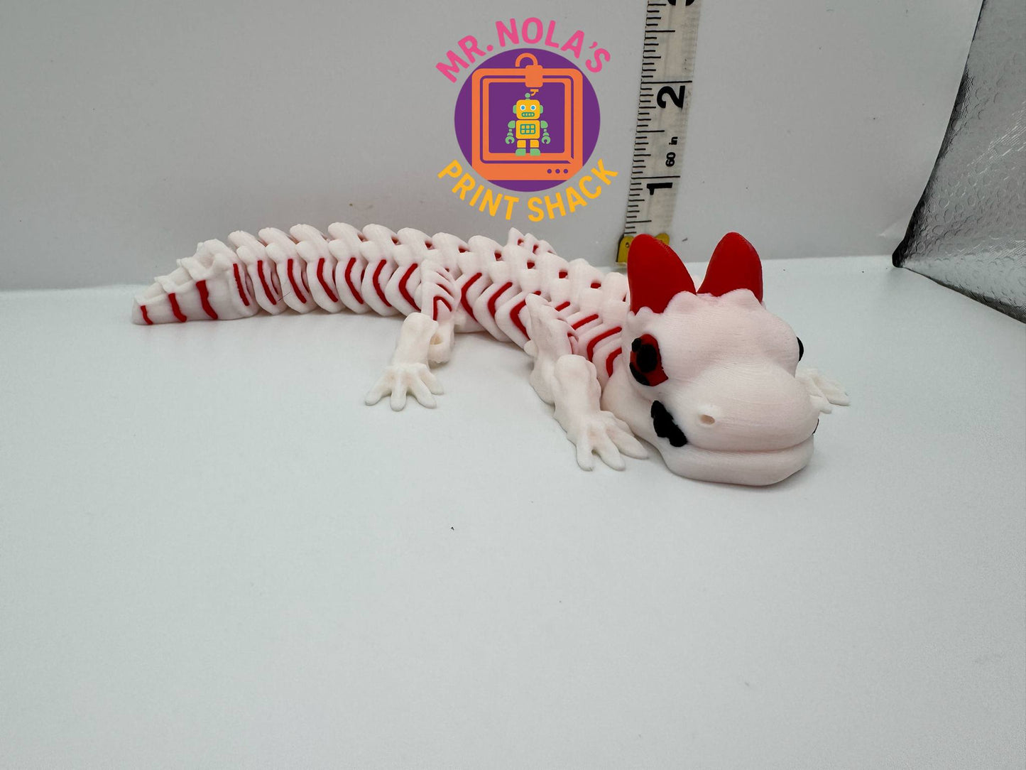 Print Shack 3D Printed Peppermint Sprinkle Dragon