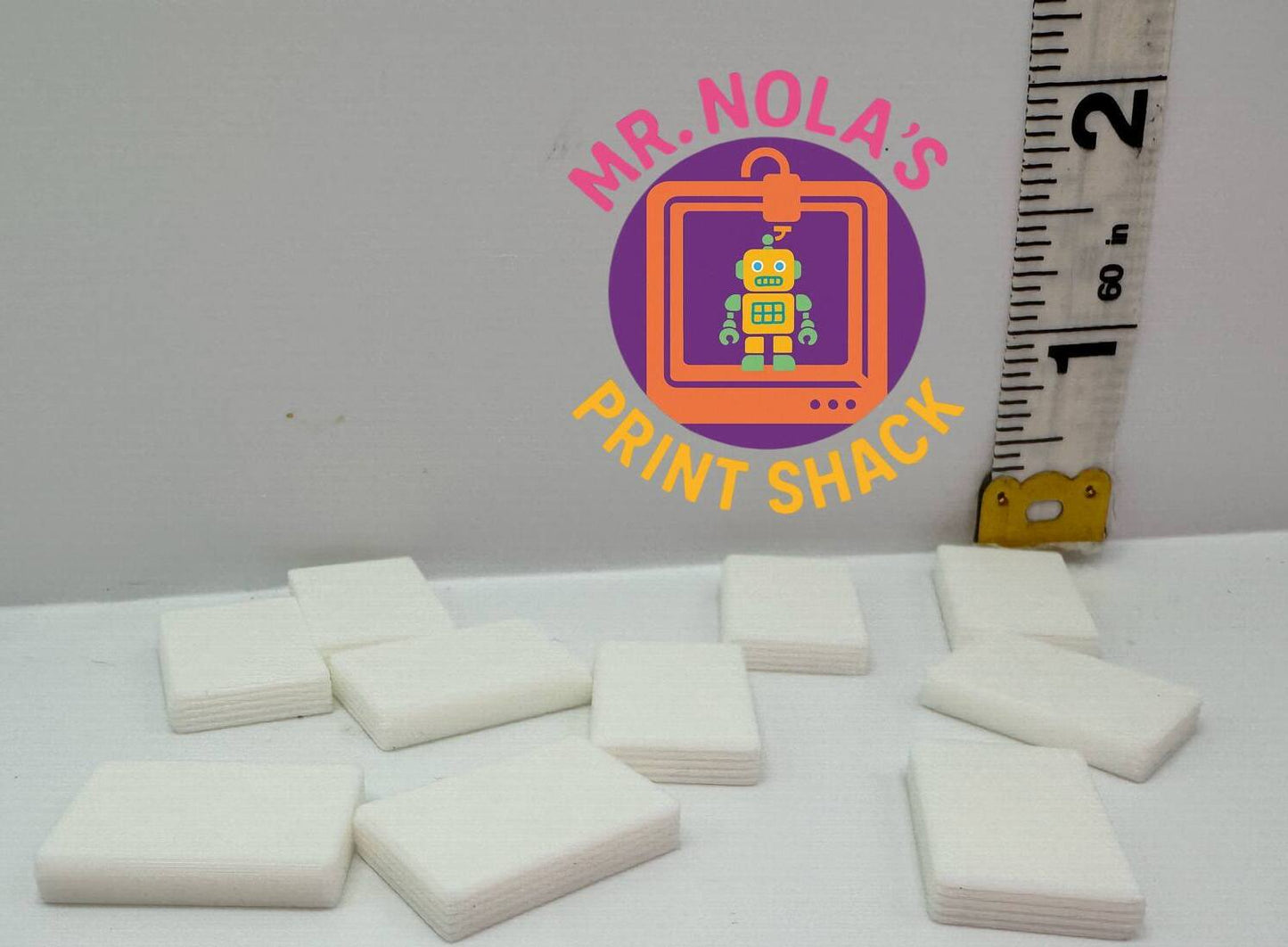 Print Shack 3D Printed Mini Blank Books for Book Case