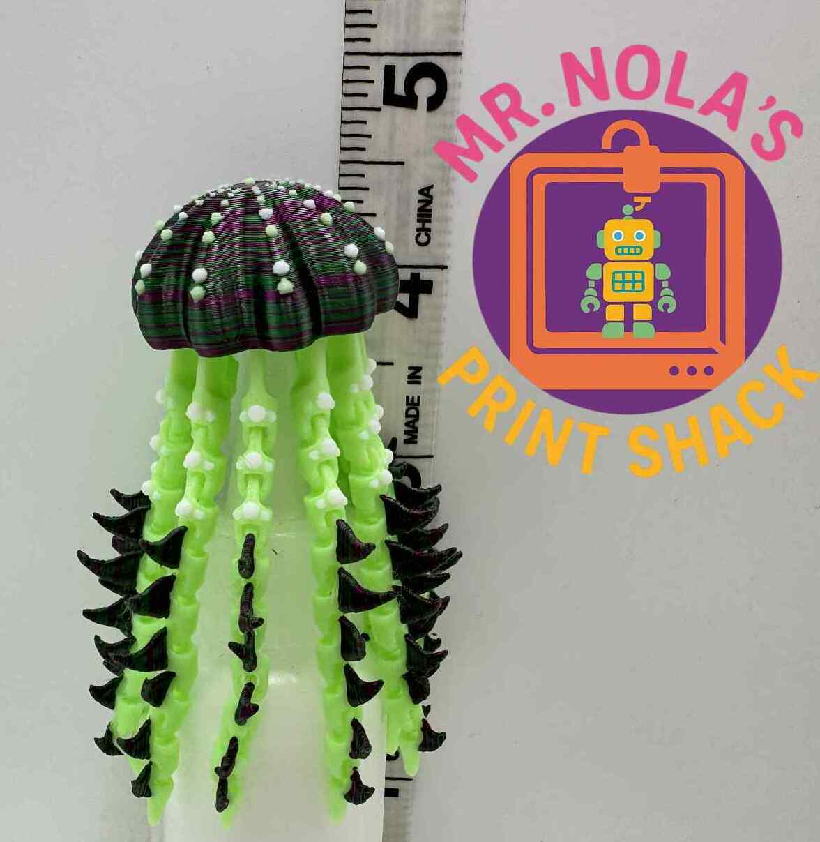 Print Shack 3D Printed Tentaclique – Gilded Wing Academy Jelly Collection