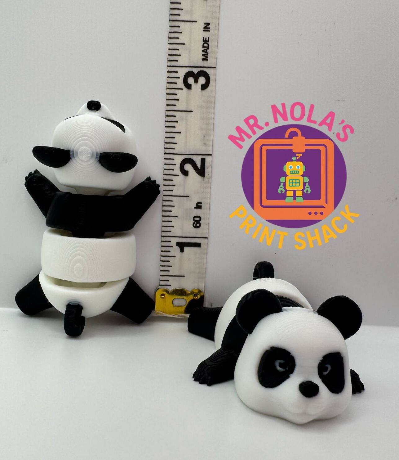 Print Shack 3D Printed Paul The Panda