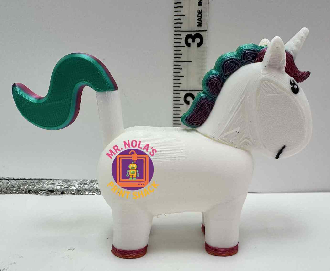 Print Shack 3D Printed Magical Munchie Unicorn