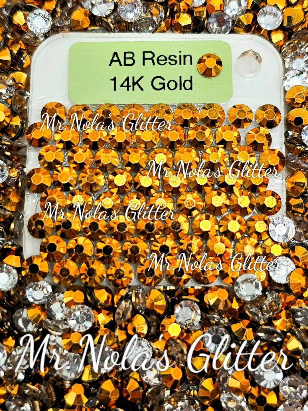 MNG Rocks Resin 14K Gold