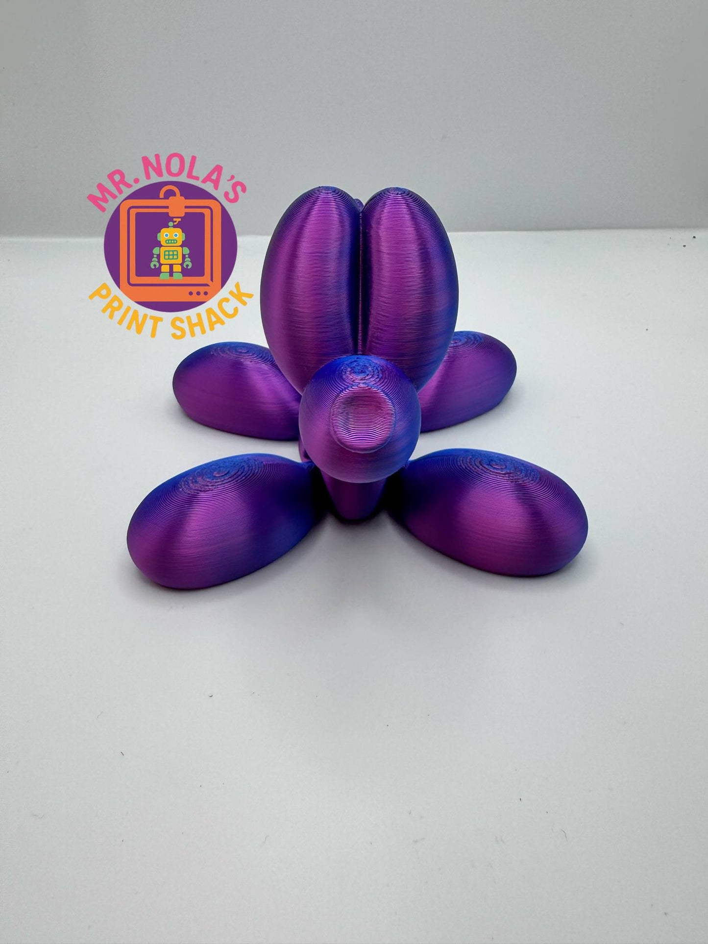 Print Shack 3D Printed Color Shifty Balloon Dog Sitter