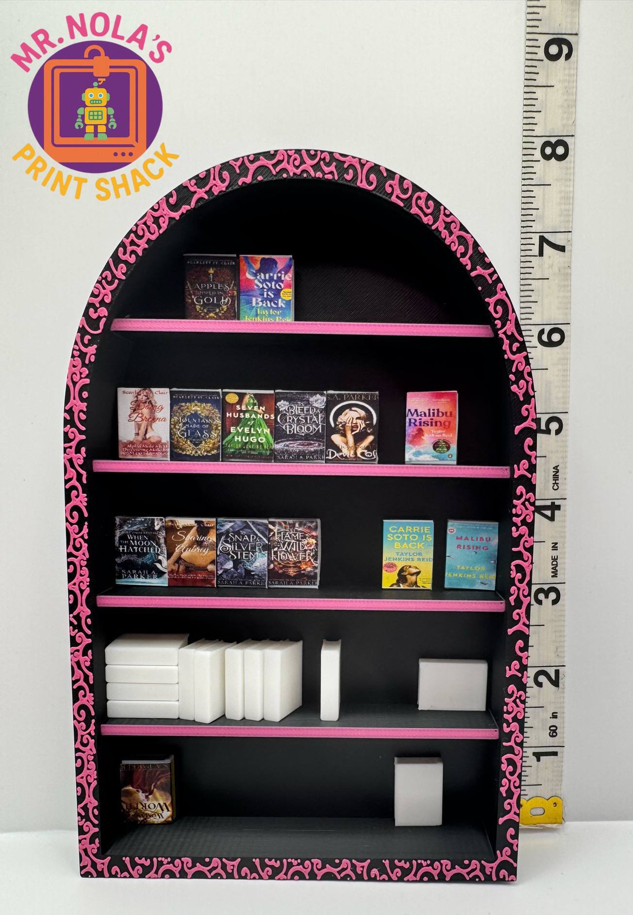 Print Shack 3D Printed Mini Gothic Book Case