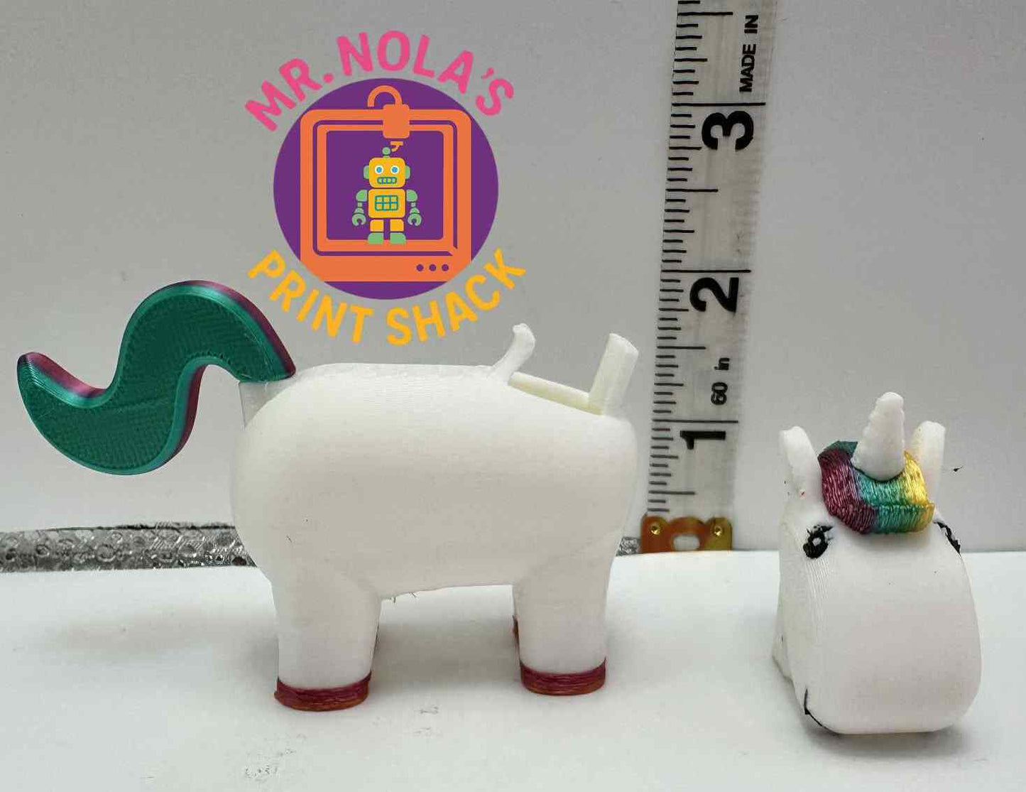 Print Shack 3D Printed Magical Munchie Unicorn