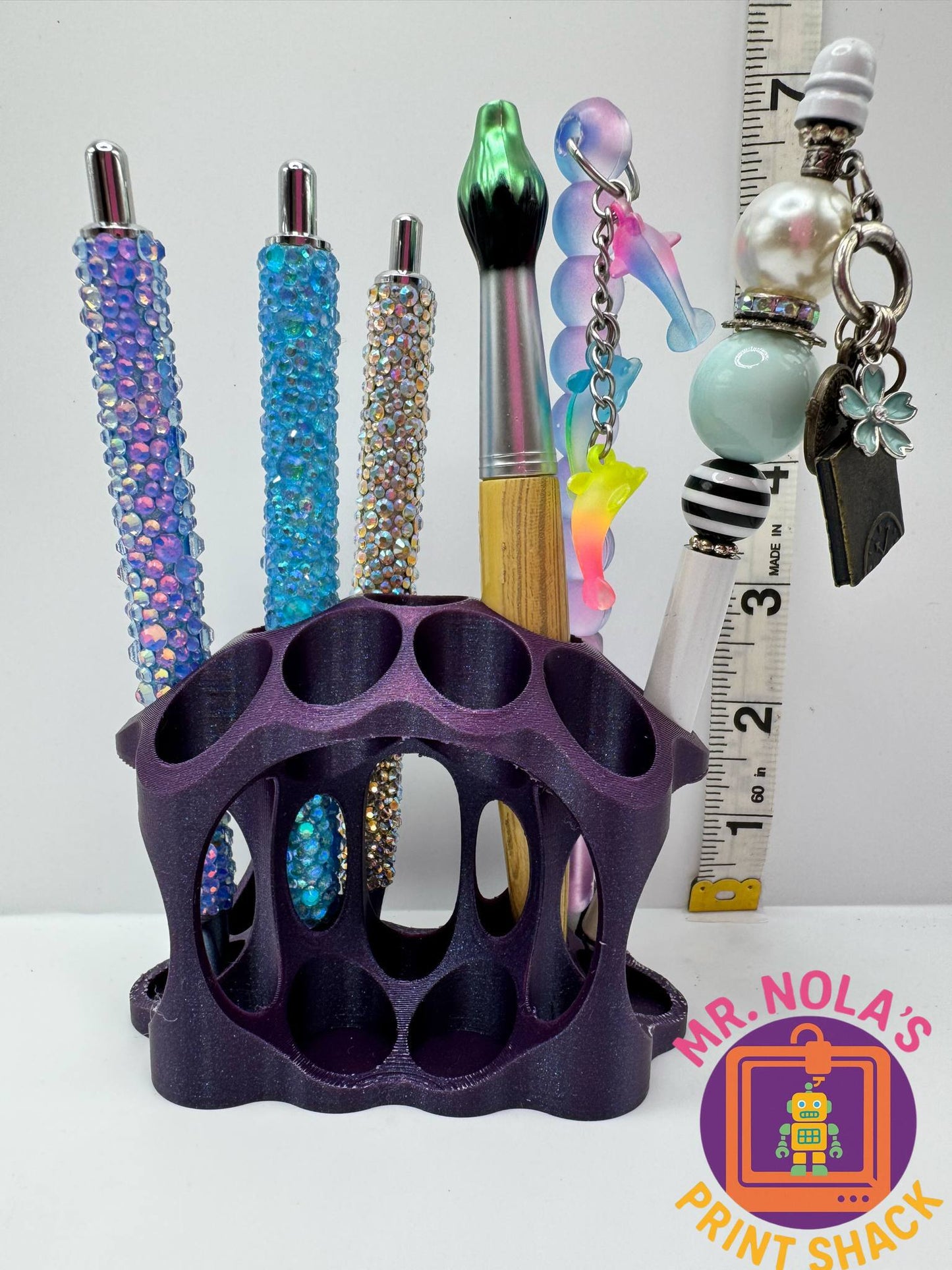 Print Shack 3D Printed Midnight Slime Pen Holder