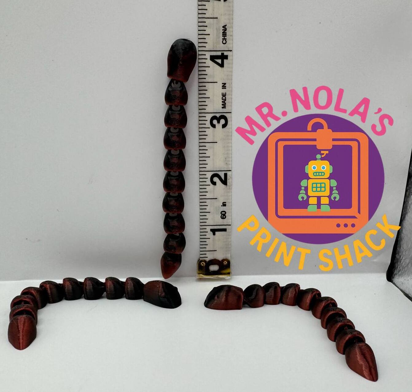 Print Shack 3D Printed Penny The Baby Snake