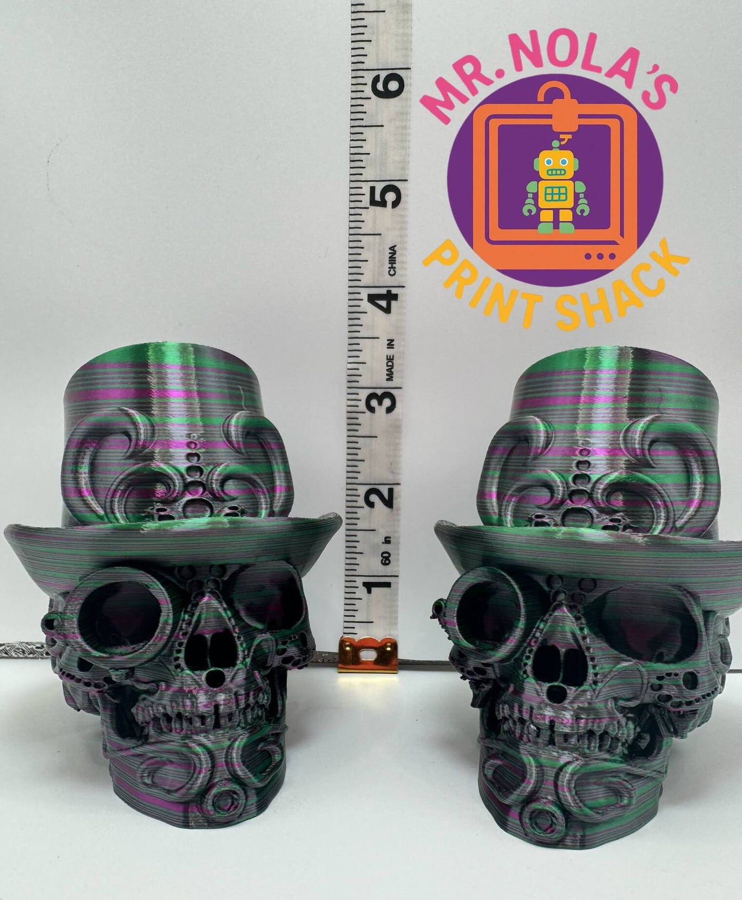 Print Shack 3D Printed Voodoo Skullies
