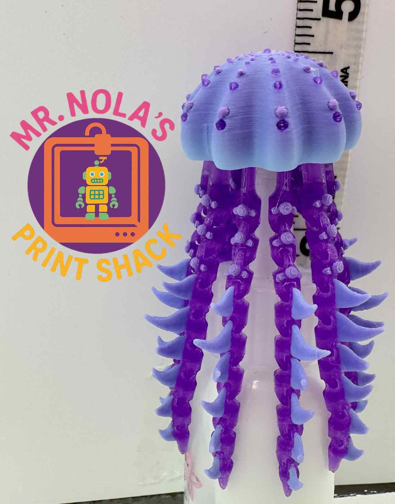 Print Shack 3D Printed Tentaclique – Gilded Wing Academy Jelly Collection