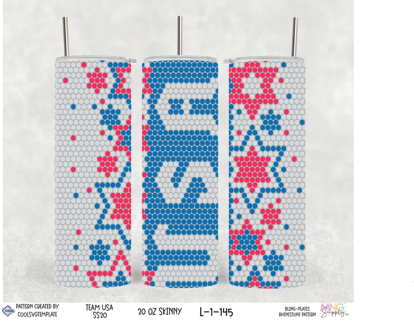 Bling Plate Bundle Team USA