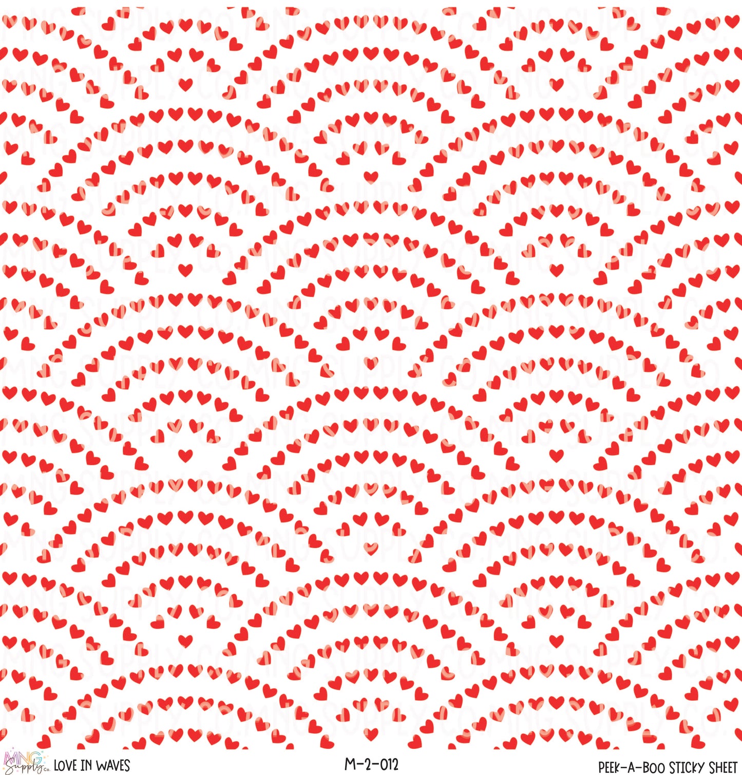 MNG Supply Sticky Sheet Love In Waves