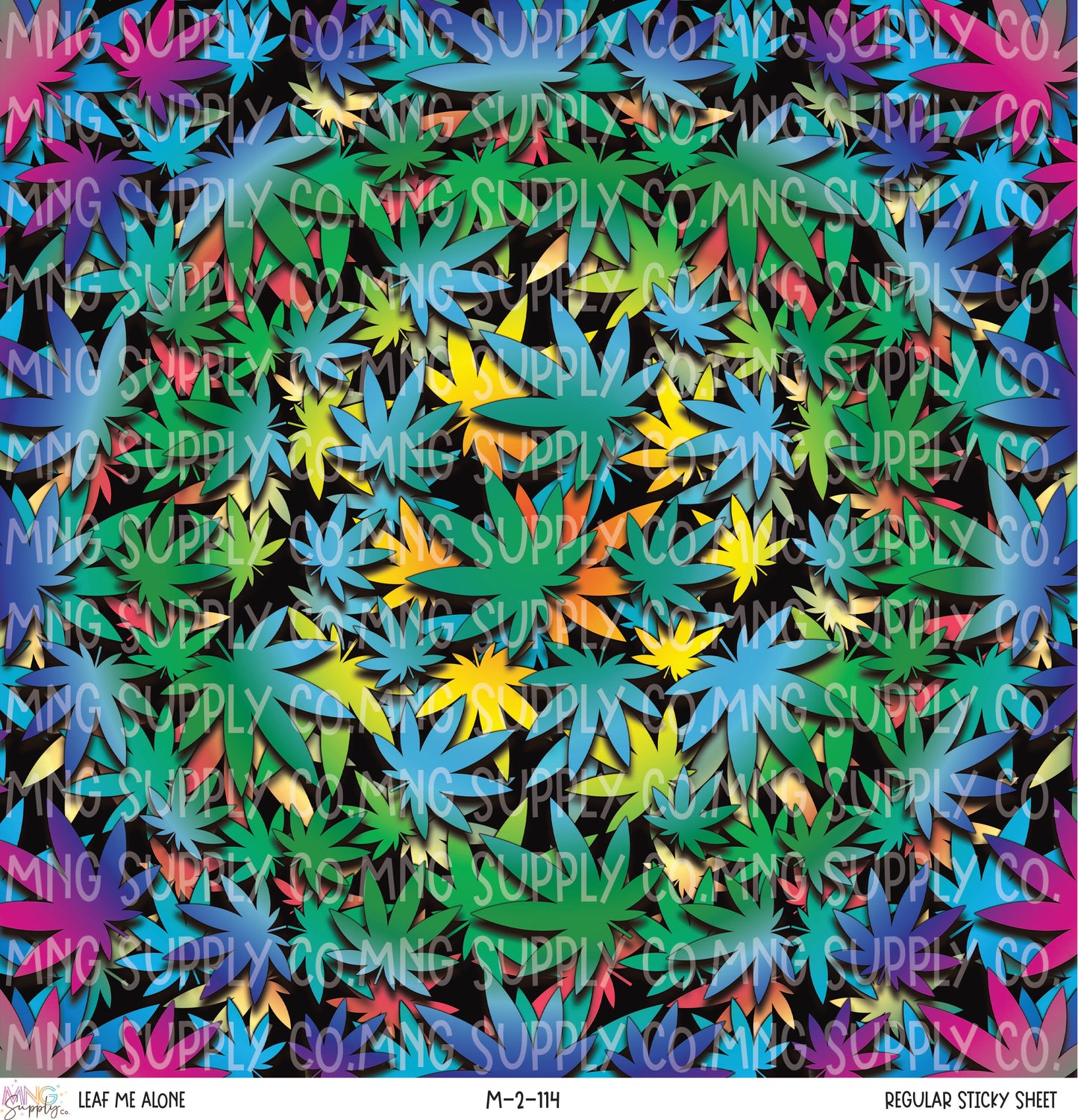 MNG Supply Sticky Sheet Leaf Me Alone