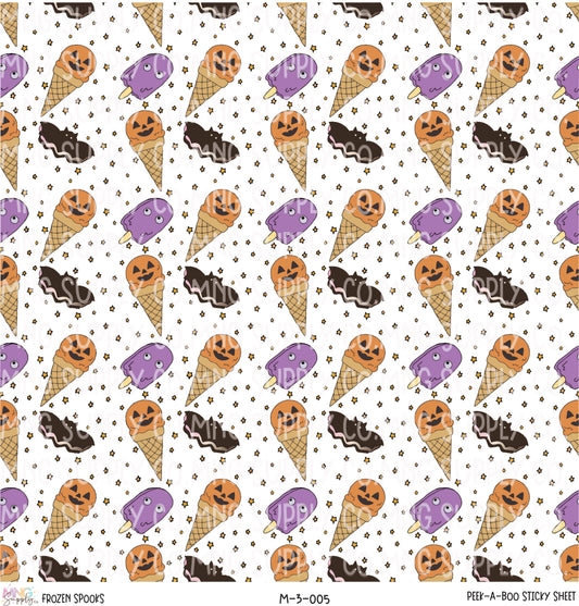 MNG Supply Sticky Sheet Frozen Spooks