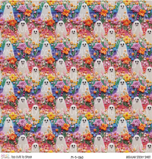 MNG Supply Sticky Sheet Too Cute to Spook