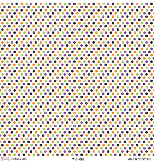 MNG Supply Sticky Sheet Monster Dots