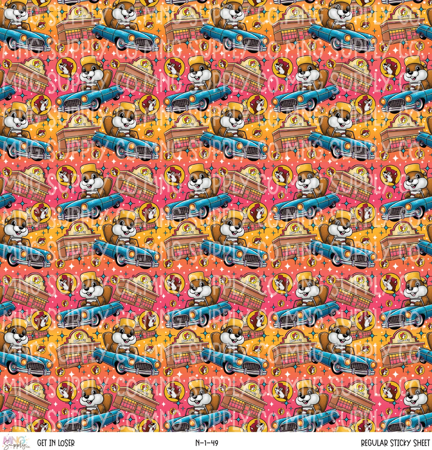 MNG Supply Sticky Sheet Get In Loser