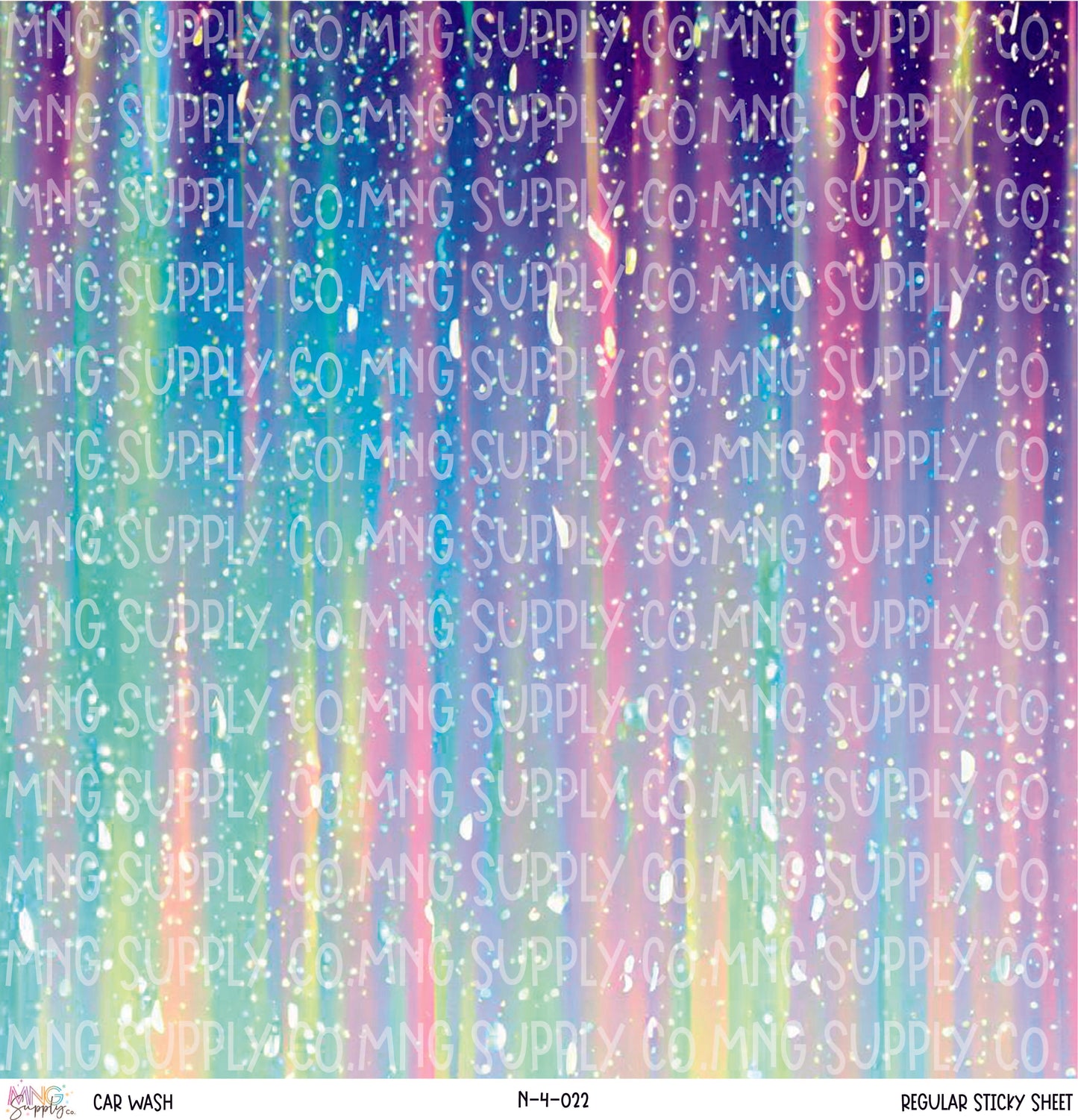 MNG Supply Sticky Sheet Car Wash