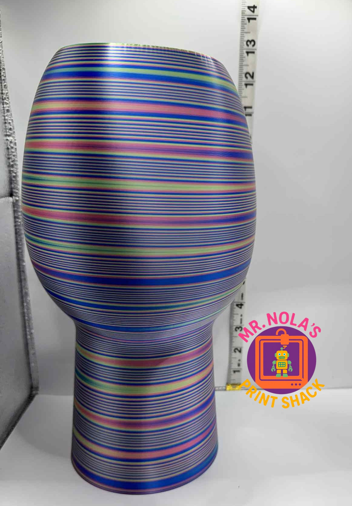 Print Shack 3D Printed Groovius Maximus- XXL Vase