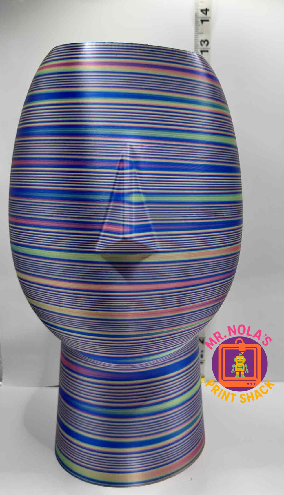Print Shack 3D Printed Groovius Maximus- XXL Vase