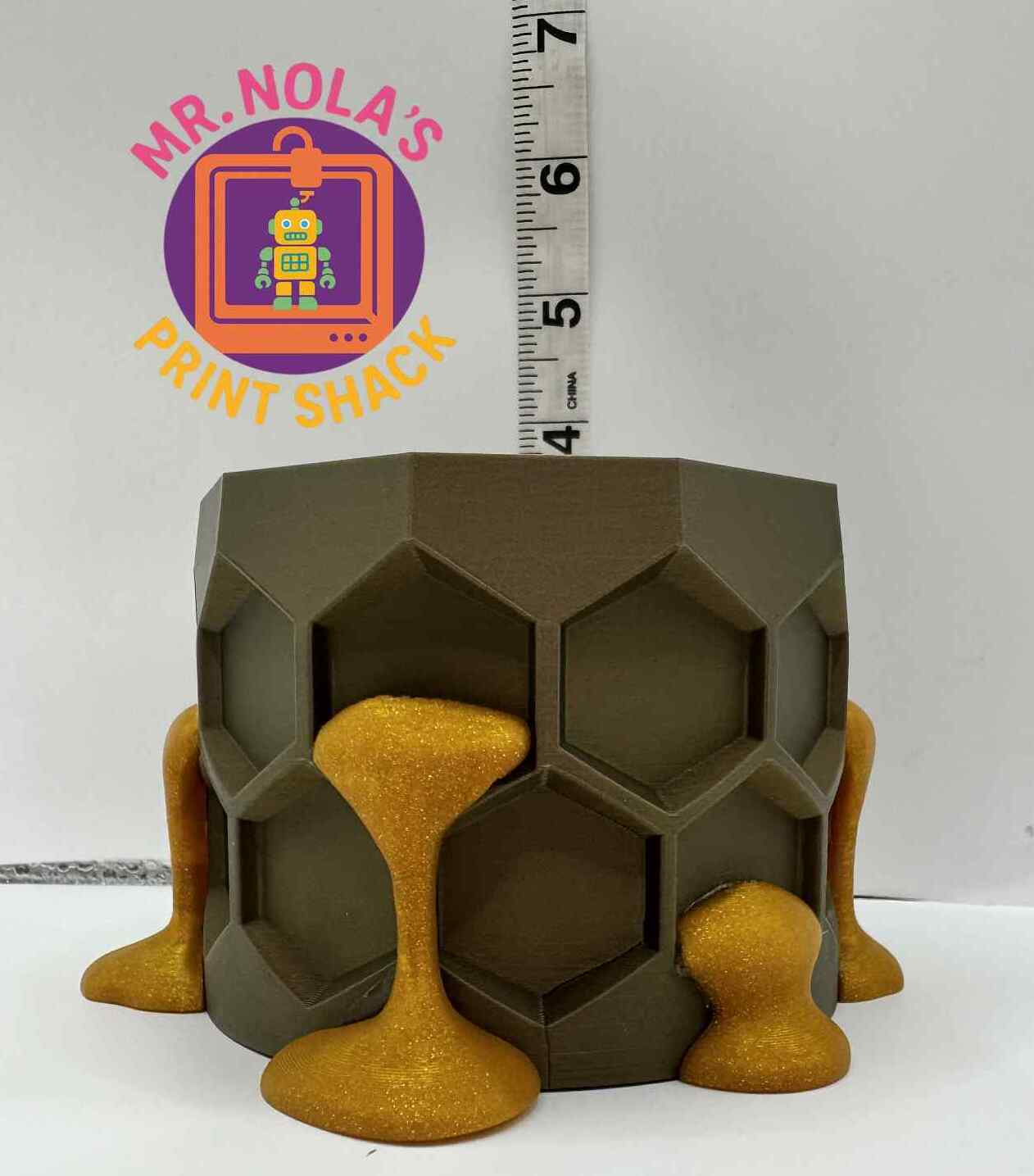 Print Shack 3D Printed Build-A-Buzz Honeycomb Planter Kit