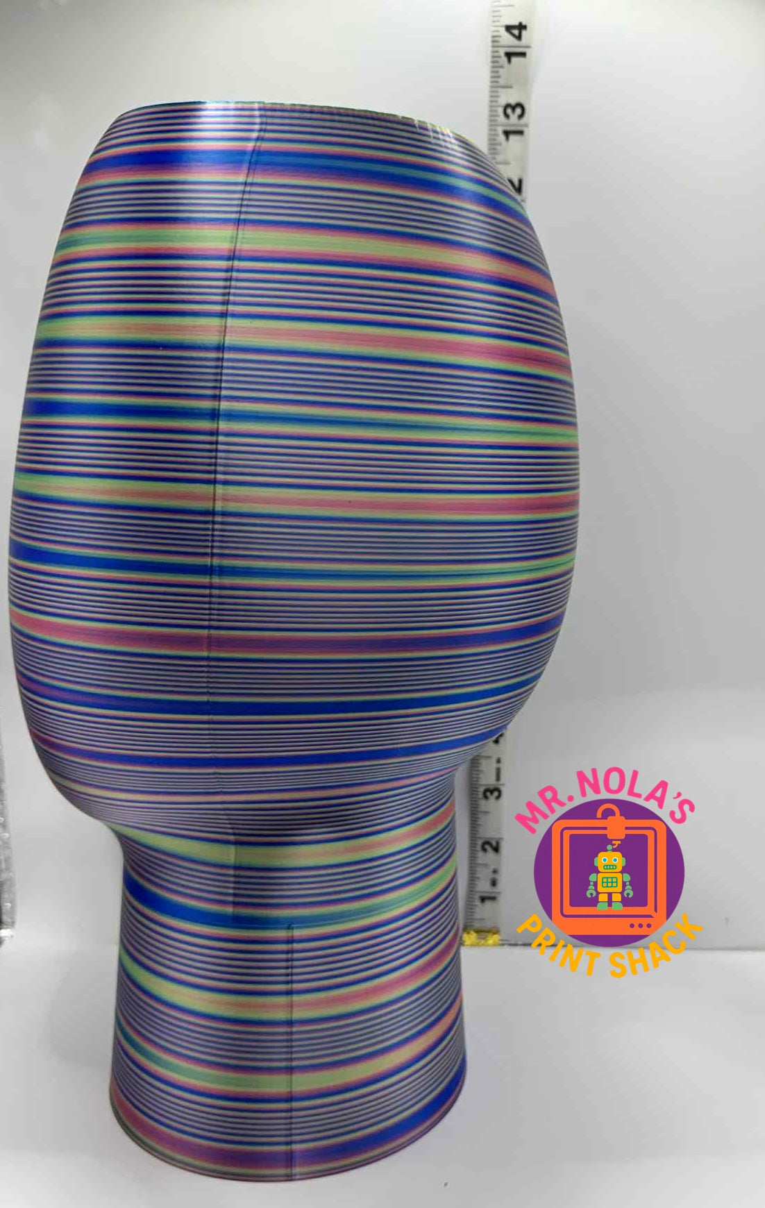 Print Shack 3D Printed Groovius Maximus- XXL Vase