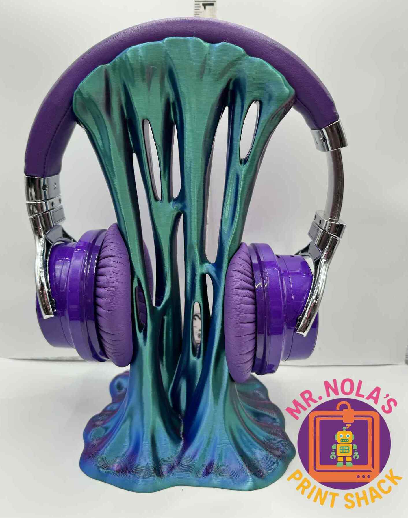 Print Shack 3D Printed Drip Grip Headphone Stand