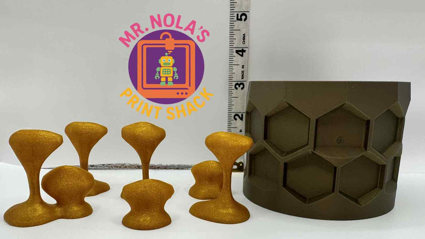 Print Shack 3D Printed Build-A-Buzz Honeycomb Planter Kit