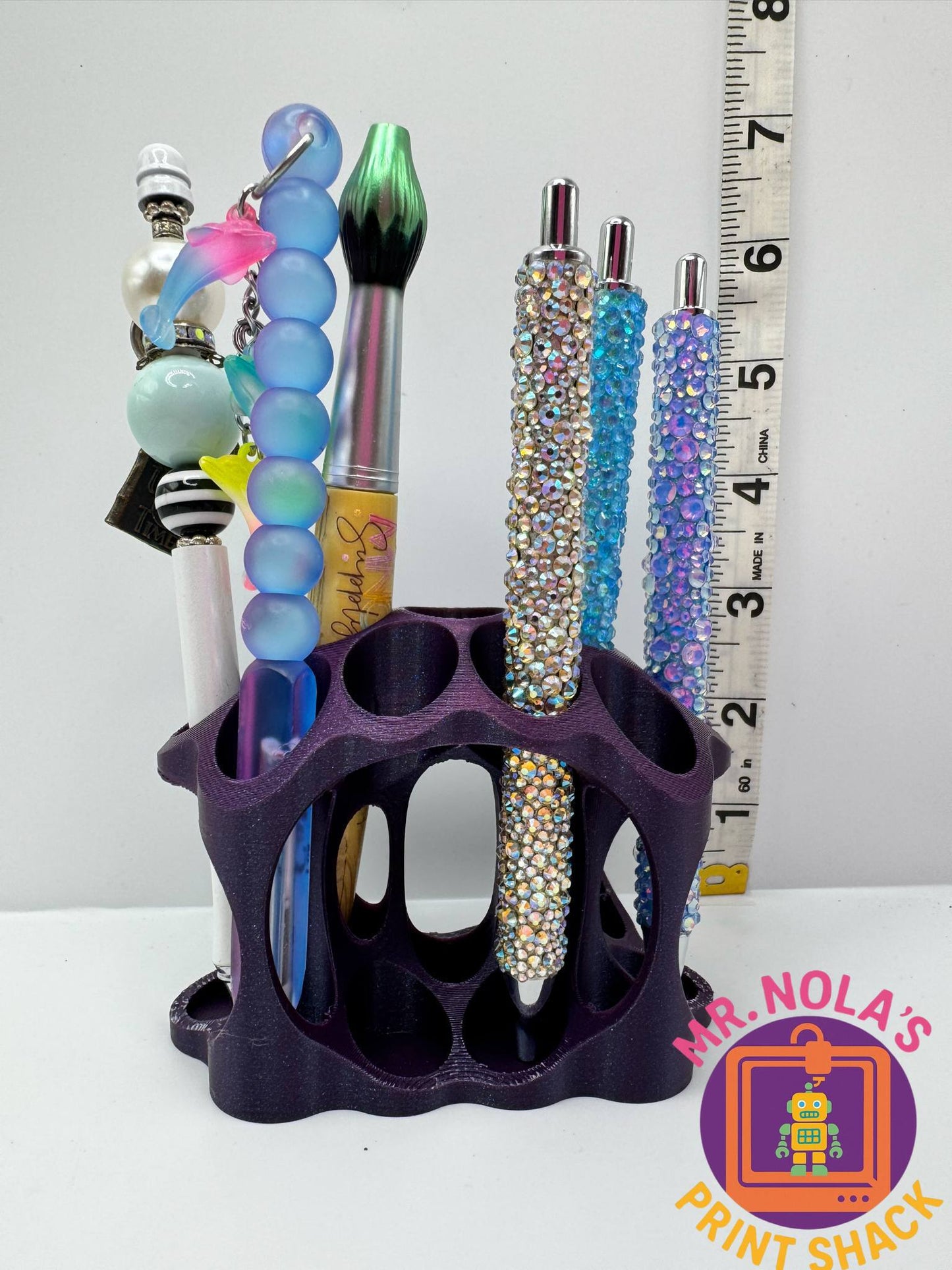 Print Shack 3D Printed Midnight Slime Pen Holder