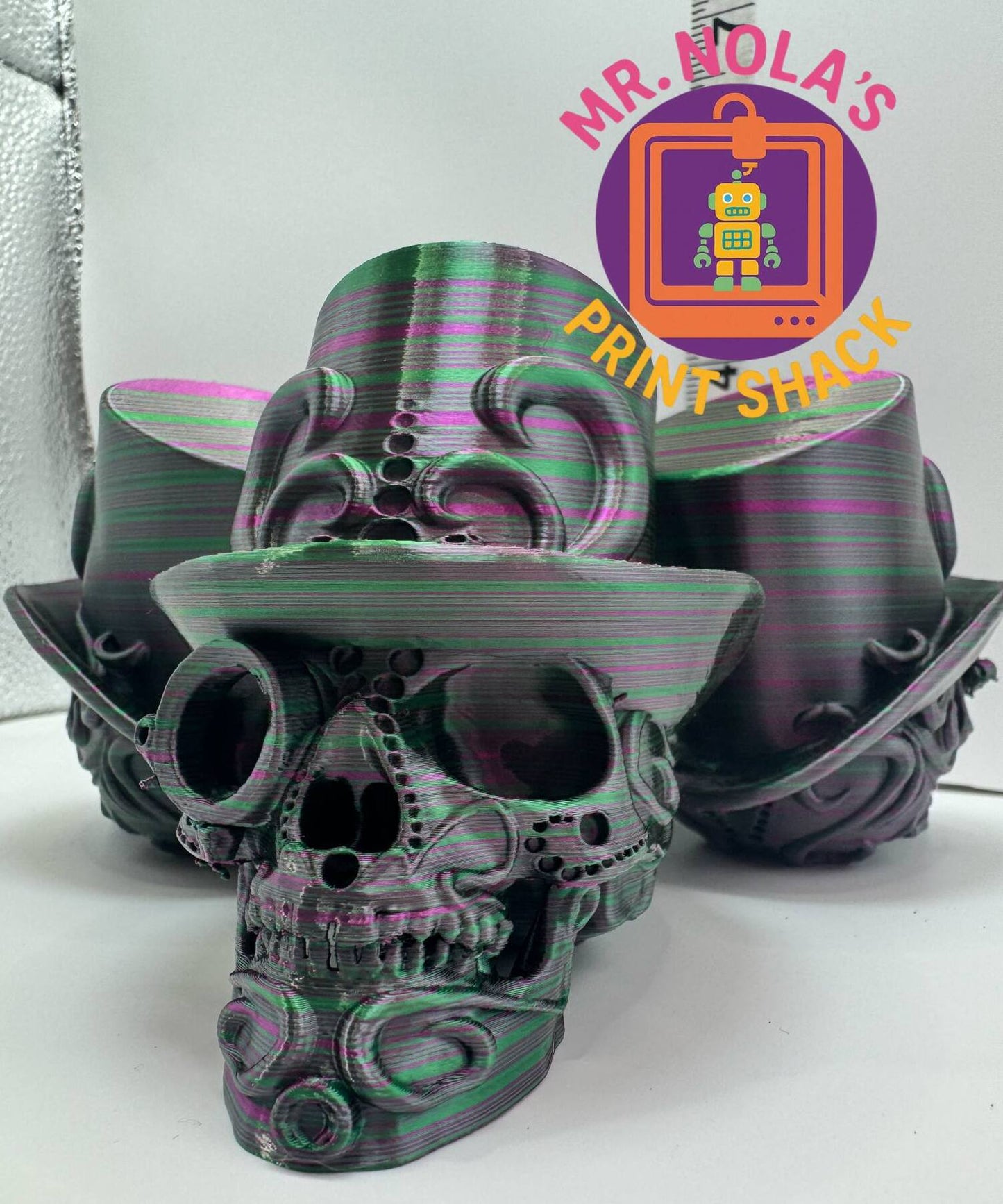Print Shack 3D Printed Voodoo Skullies