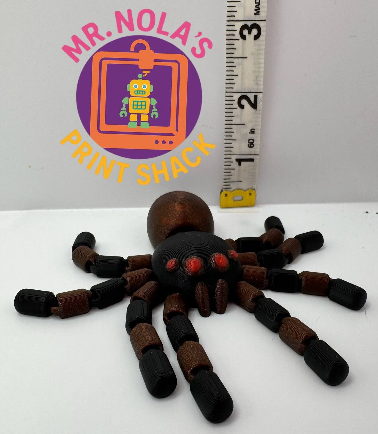 Print Shack 3D Printed Blake the Black Widow