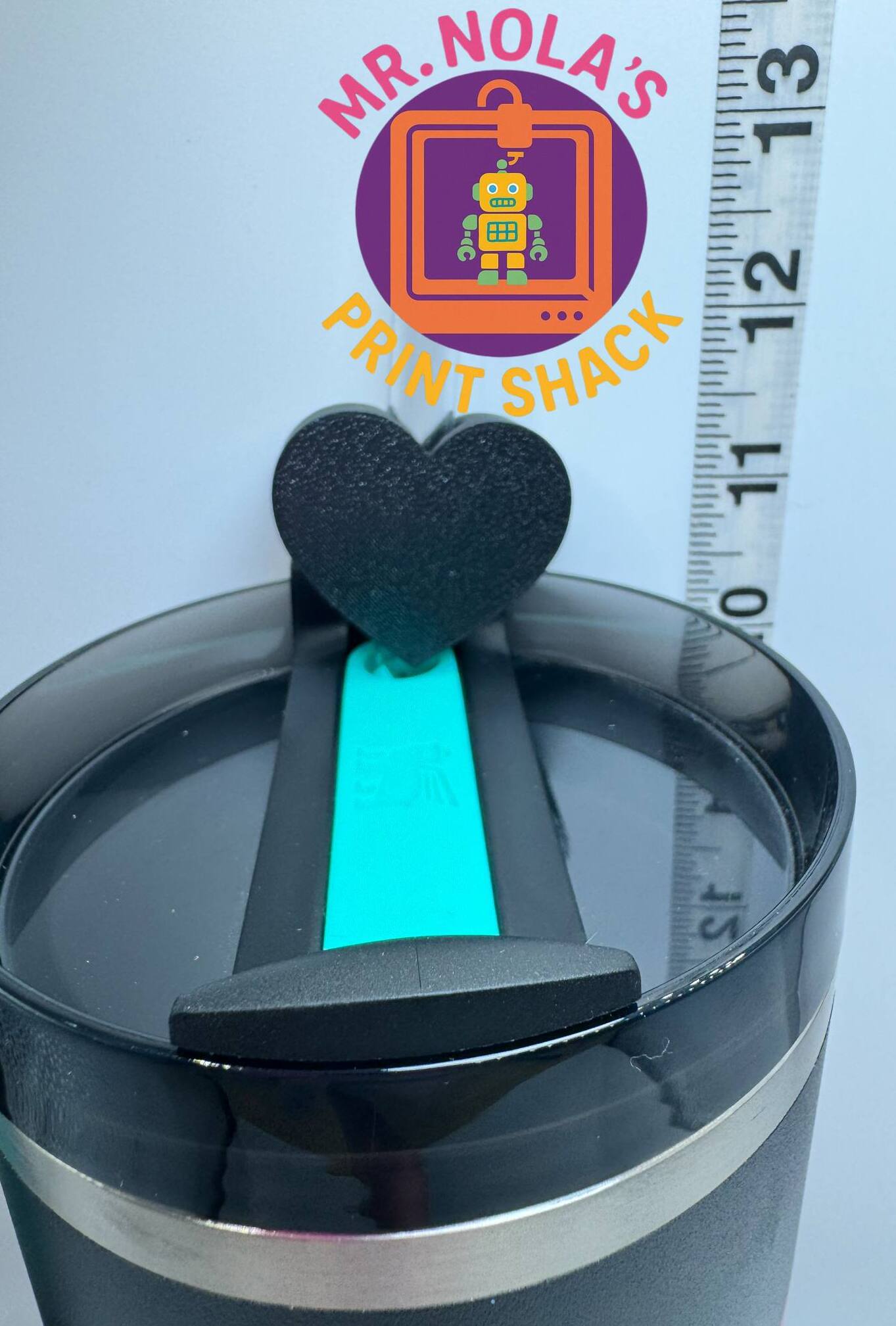 Print Shack 3D Printed Heart Straw Slippers