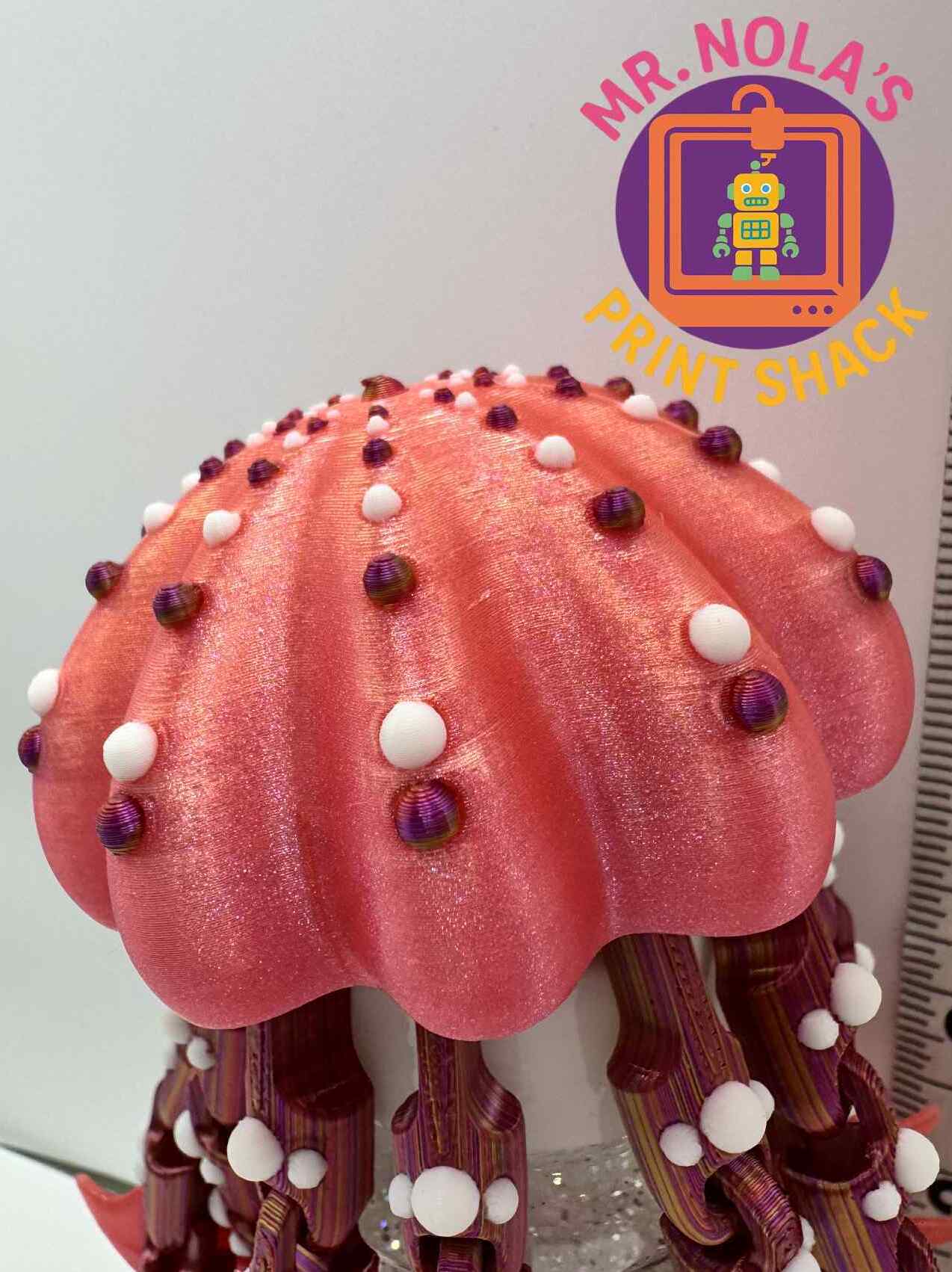 Print Shack 3D Printed Tentaclique – Gilded Wing Academy Jelly Collection