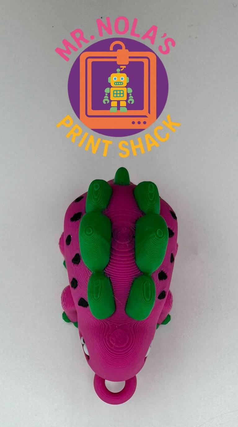 Print Shack 3D Printed Walter Melon Stego Dino