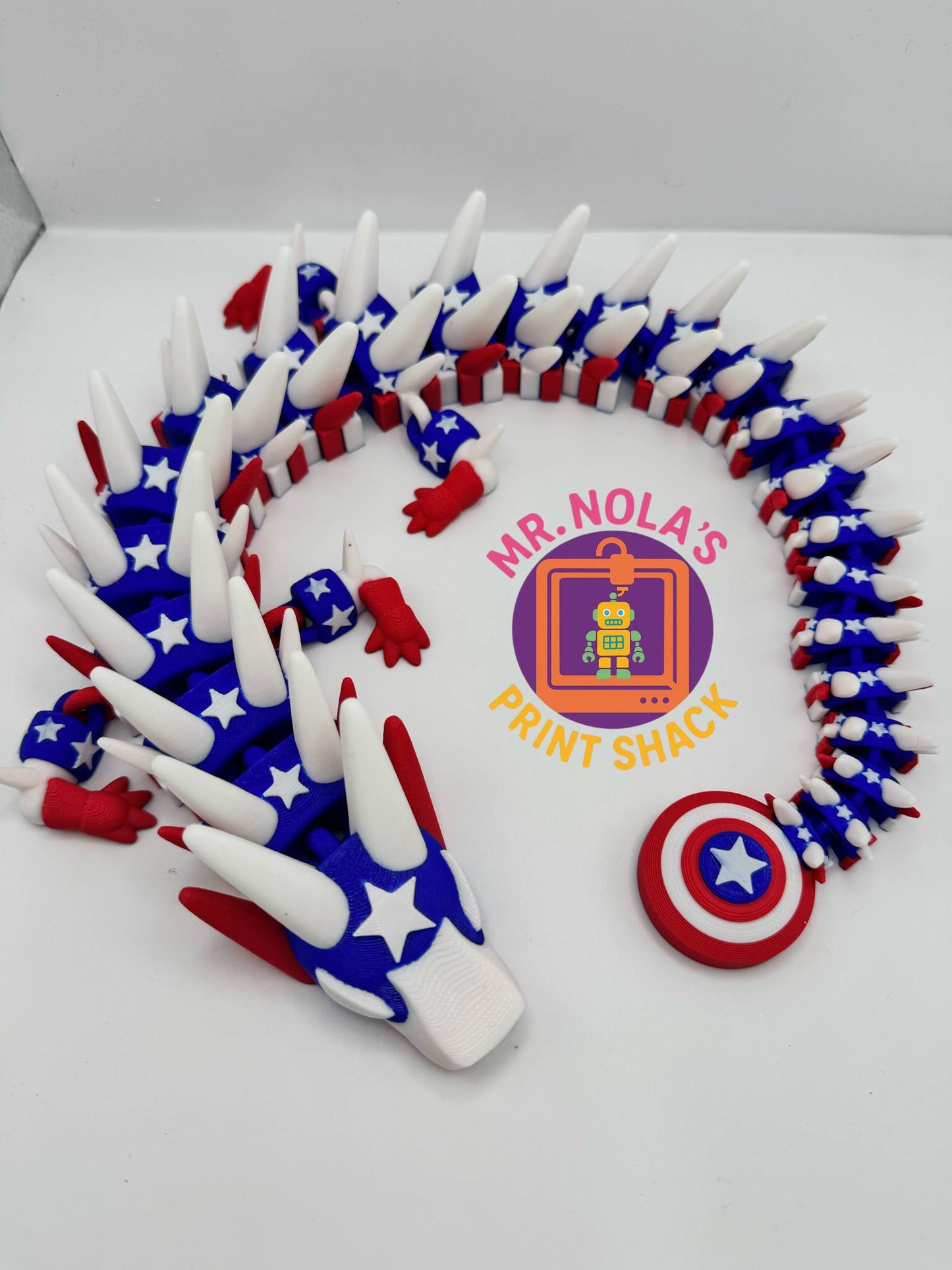 Print Shack 3D Printed Articulated American Dragon