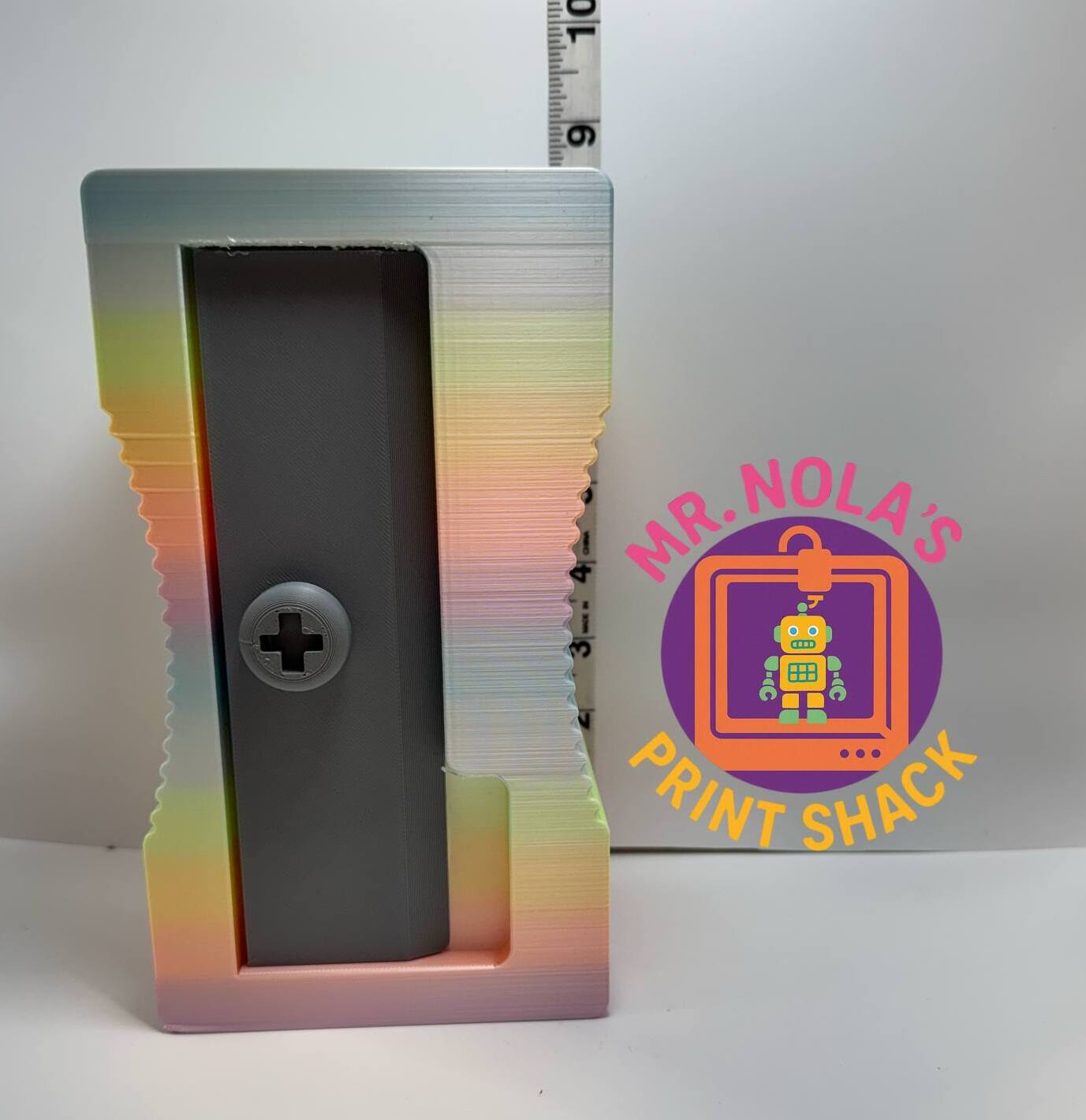 Print Shack  3D Printed Jumbo Pencil Sharpener Desk Caddy