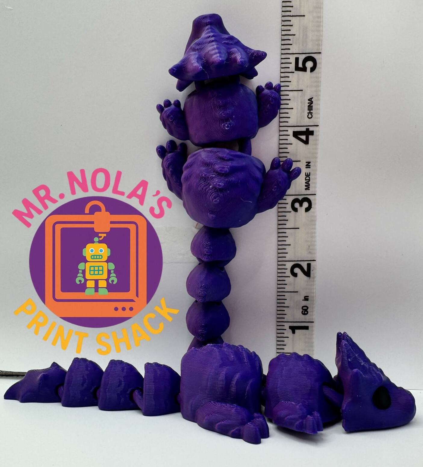 Print Shack  3D Printed Prince the Purple Dragon