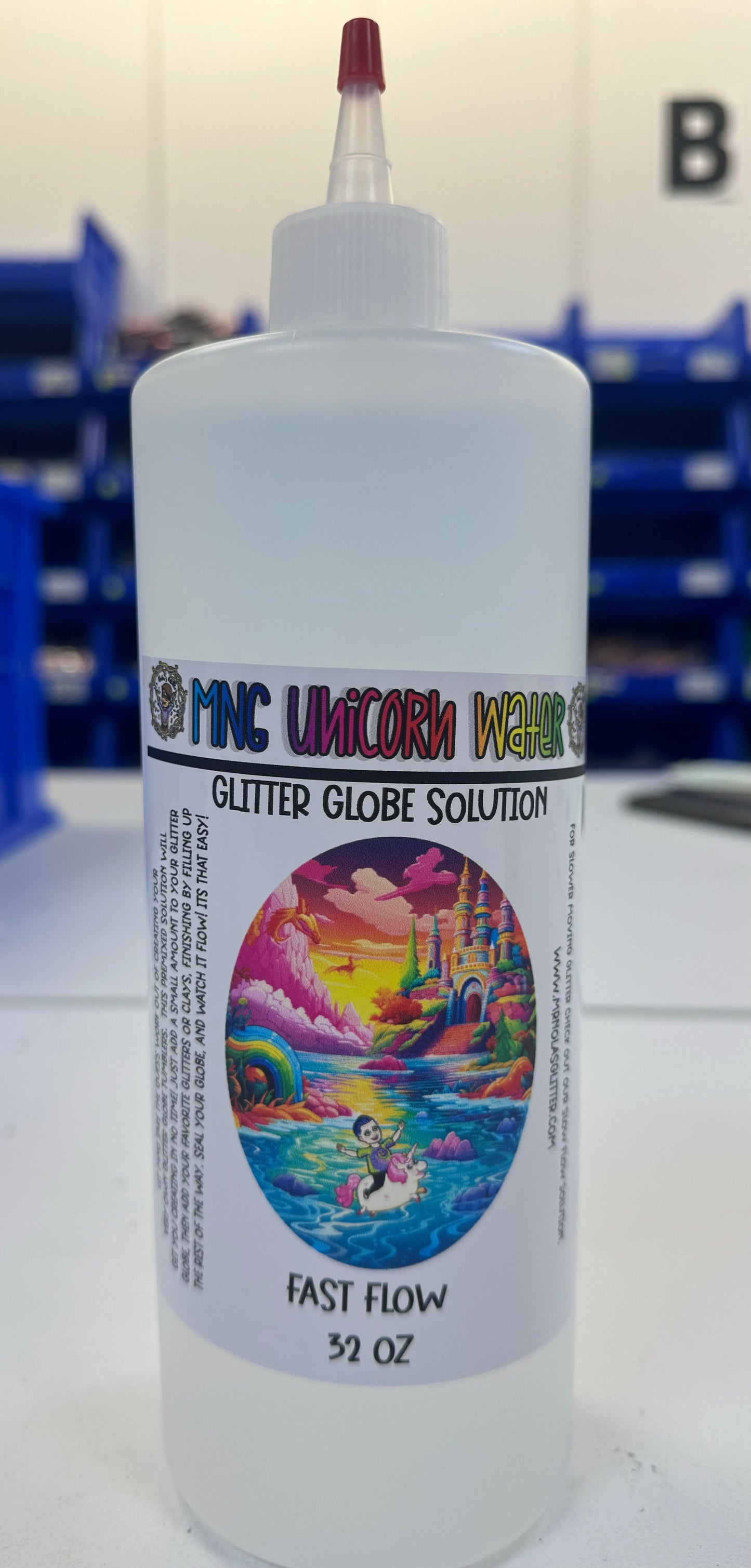 MNG Unicorn Water-Glitter Globe Solution Fast Flow