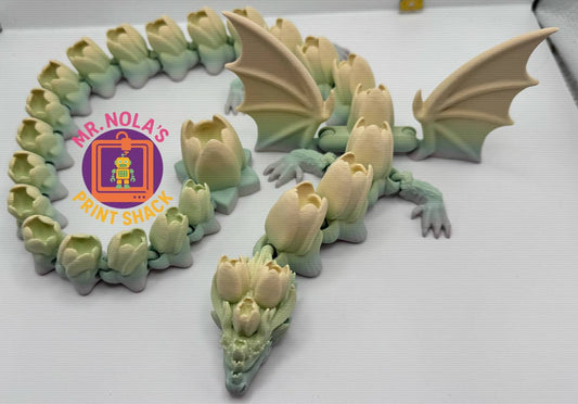 Print Shack  3D Printed Pastel Tulip Dragon