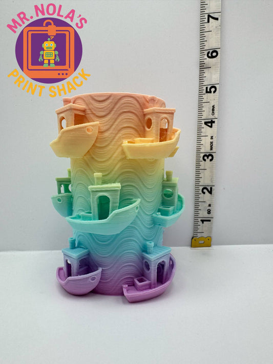 Print Shack  3D Printed Ship Shape Desk Utensil Holder