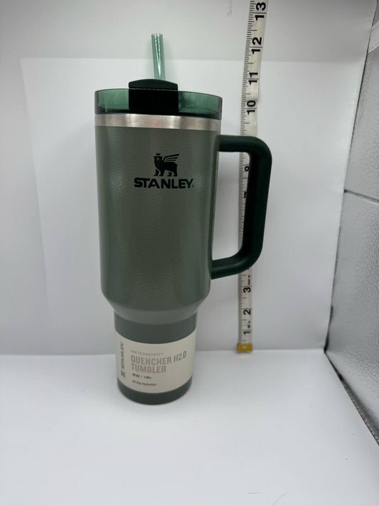 STANLEY THE QUENCHER H2.0 FLOWSTATE TUMBLER | 40 OZ HAMMERTONE GREEN LIMITED EDITION