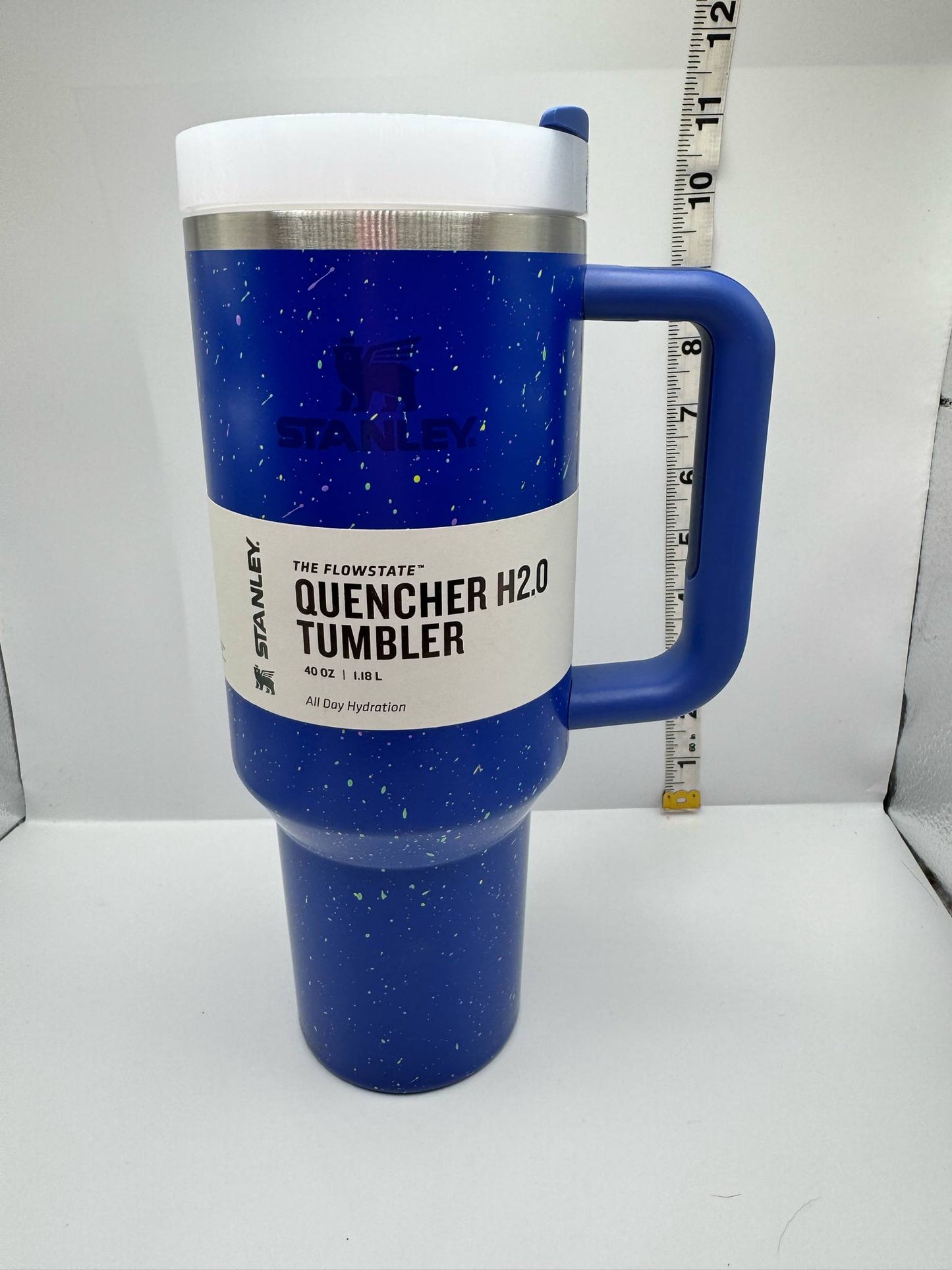 Stanley IRIS Speckle 40 oz Adventure Quencher H2.0 Flowstate Tumbler NEW