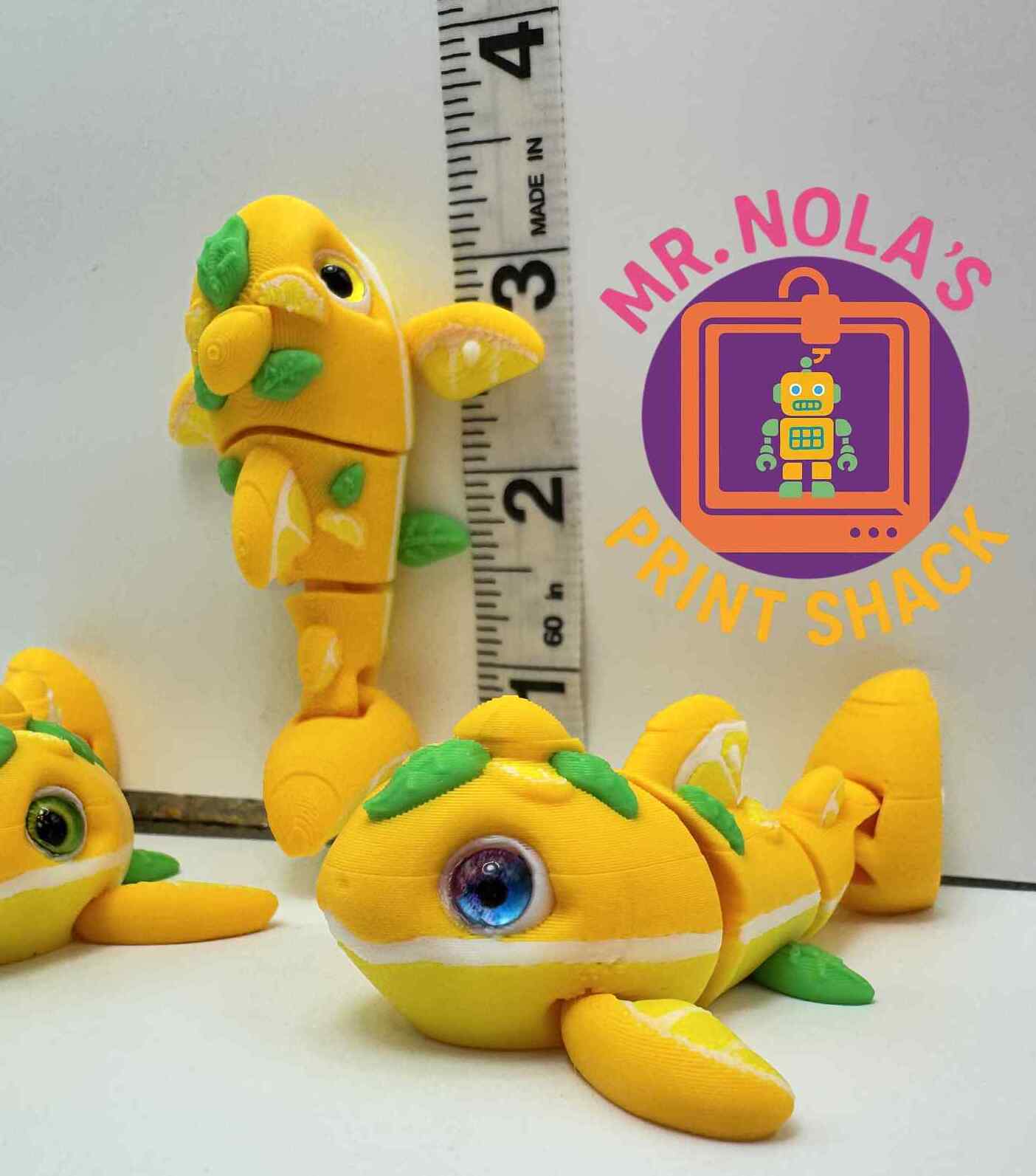 Print Shack  3D Printed Martin The Leomonade Shark
