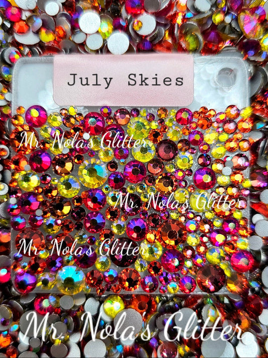 MNG Rocks Exclusive Custom Glass Mix "July Skies"