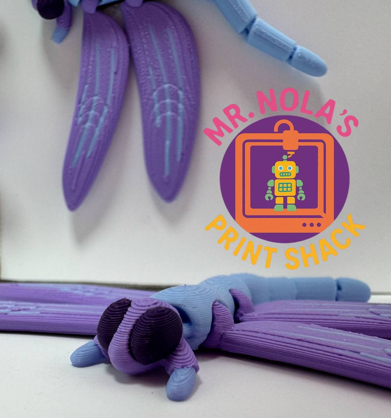 Print Shack  3D Printed Dazzlewing The Dragonfly