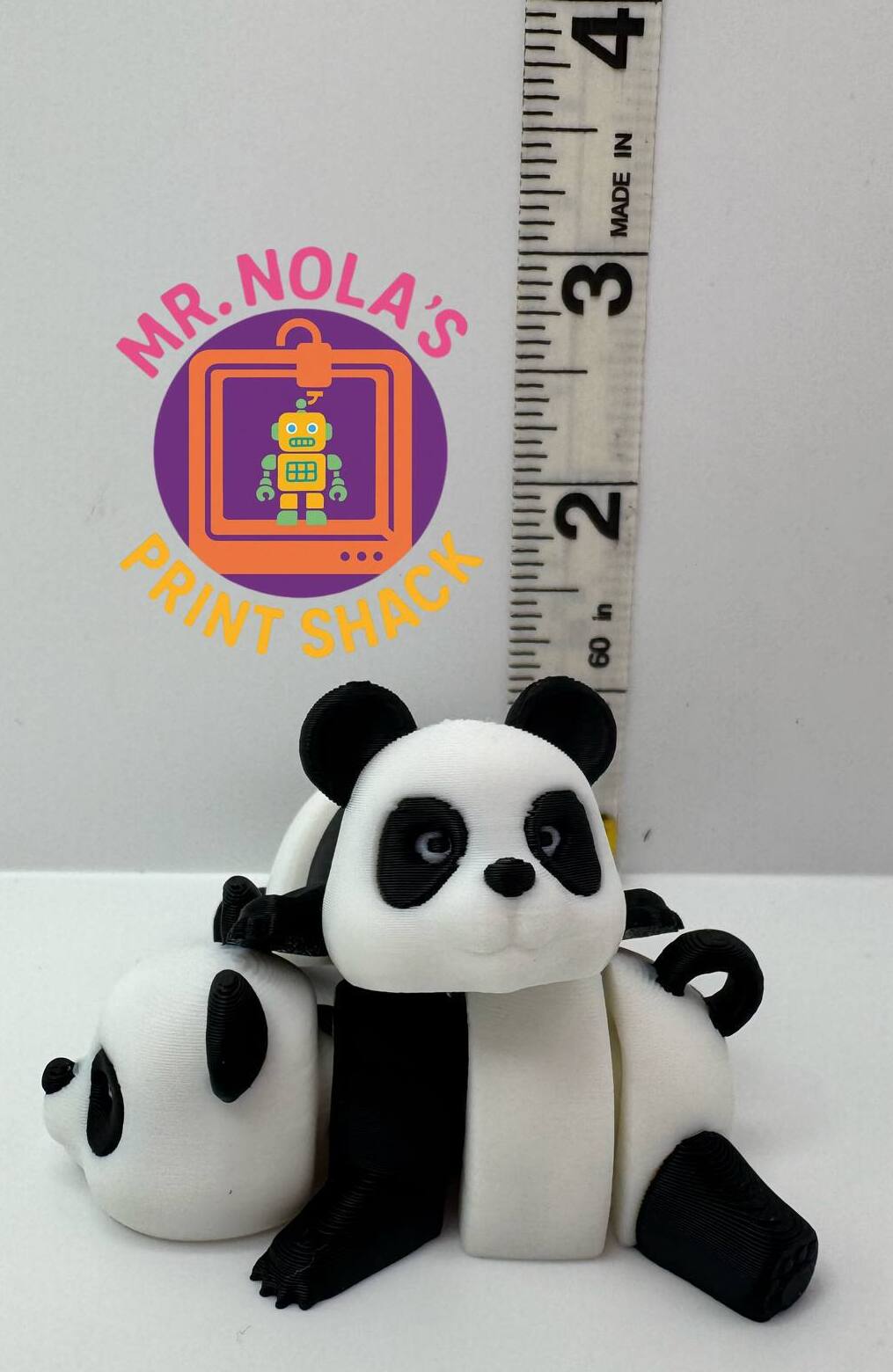 Print Shack  3D Printed Paul The Panda