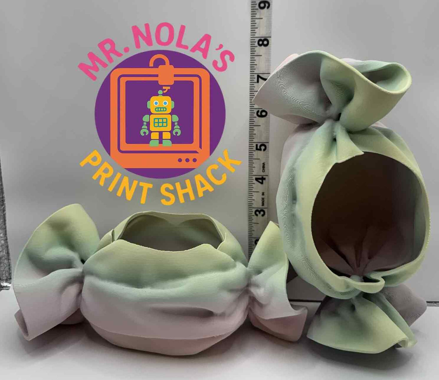 Print Shack  3D Printed Sweet Tooth Mini Desk Planter